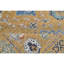 Hand Knotted Wool Area Rug in Gold
