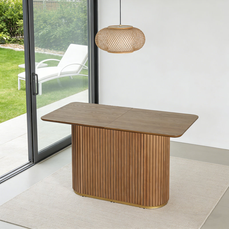 Table de salle à manger 31,5 po, Bois de frêne naturel