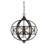 Bhavin 3 - Light Steel Dimmable Globe Chandelier