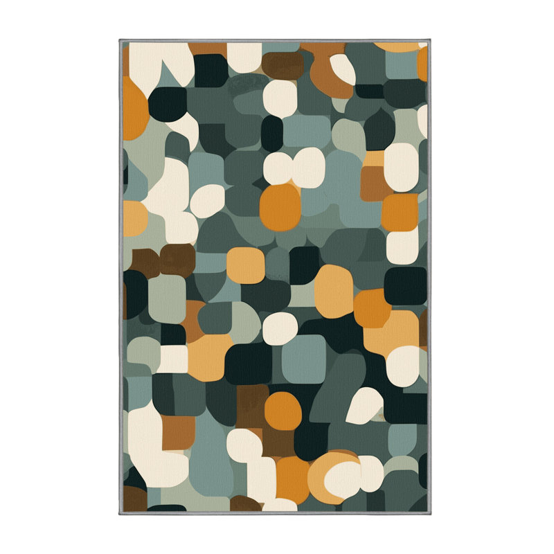 Square Spectrum Rug, Rectangle 5' x 8'