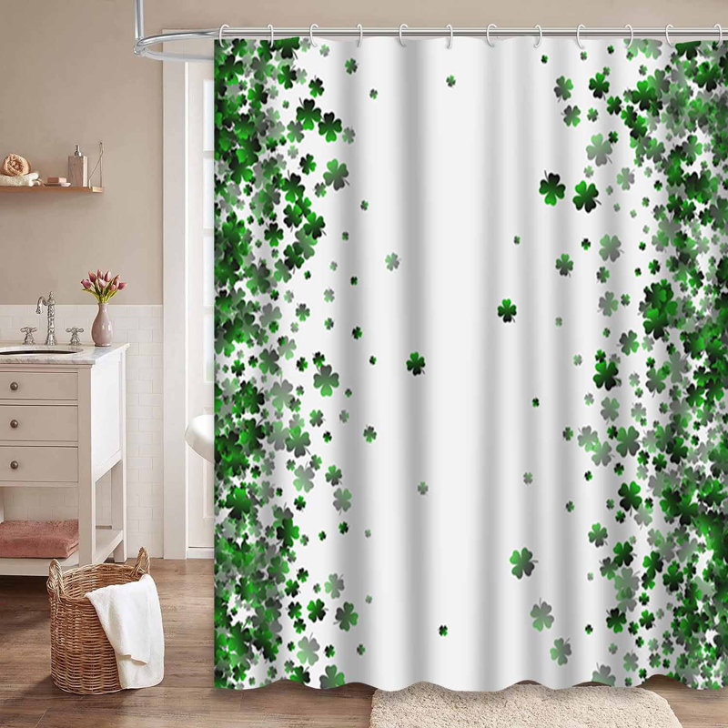 Rideau de douche Clover Confetti, L 72 po x l 72 po