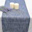 Chemin de table en coton avec bords cousus décoratifs, écharpe de commode, couvercle supérieur de meuble-864054055-864054049