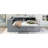 Wood Platform Bed With Storage Shelves, Drawers, Charging Station And Upholstered Headboard-2121483026-2121483039
