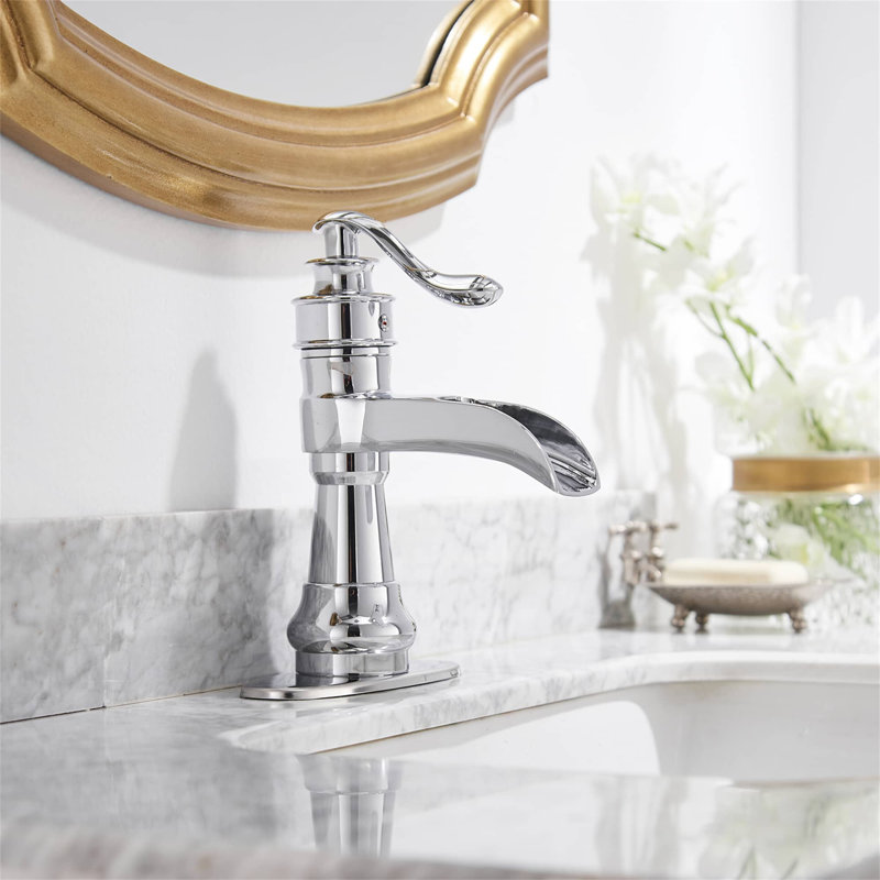 Single-handle Bathroom Faucet, Chrome