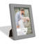 Ensemble de 8 cadres muraux en bois 8 "x 7" gris-90546911