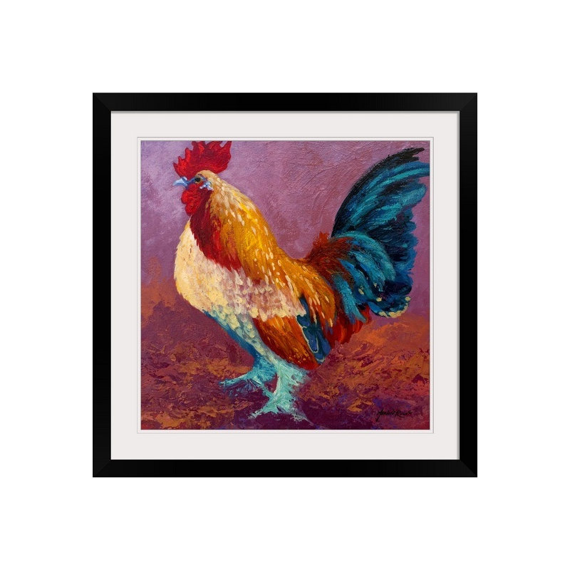 «Fancy Pants» par Anke, reproduction d'art encadrée, H 31 po x l 31 po x P 1 po