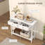 Console avec 2 tiroirs et tablette de rangement pour la chambre à coucher dans le couloir-166366511