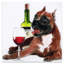 « happy hour », impression sur verre