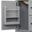 Meuble-lavabo moderne de 24 pouces avec lavabo en céramique, tablette de porte double couche et 3 tiroirs-1881044137