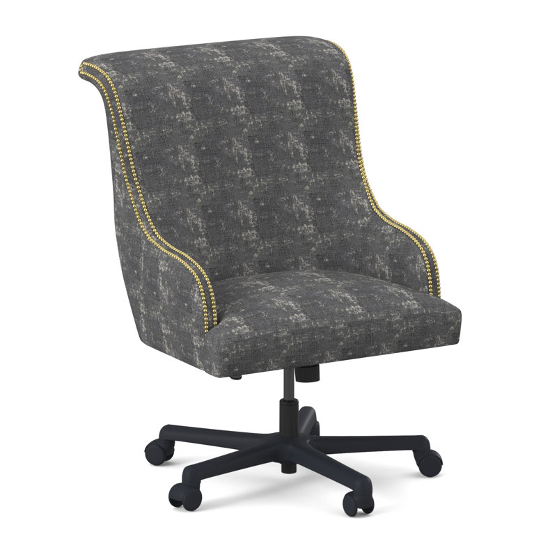 Madison Executive Chair, Polished Brass Small, Margaret Uniform