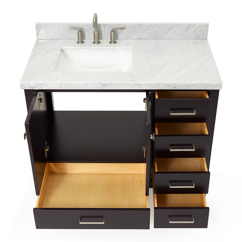 Ensemble de meuble-lavabo simple 43 po Cambridge, Espresso