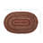 Patrick Jute Geometric Oval Placemat