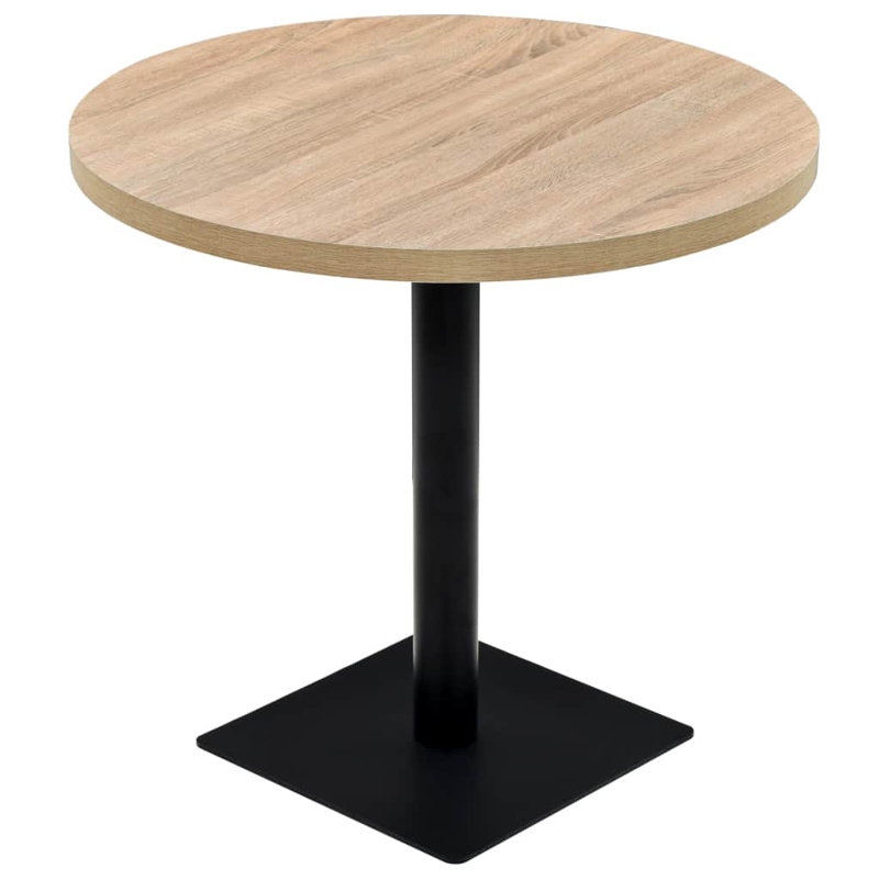 Table bistro Bistro, H 29,5 po x L 31,5 po x l 31,5 po, Chêne