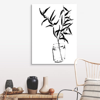 Art mural sur toile Sumi-E Bamboo II