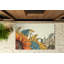 Non-Slip Floral Outdoor Doormat