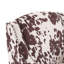 Fauteuil d'appoint confortable avec dossier capitonné