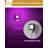 Dimmable Purple LED Night Light With Dusk To Dawn Sensor And Black Finish-116927928