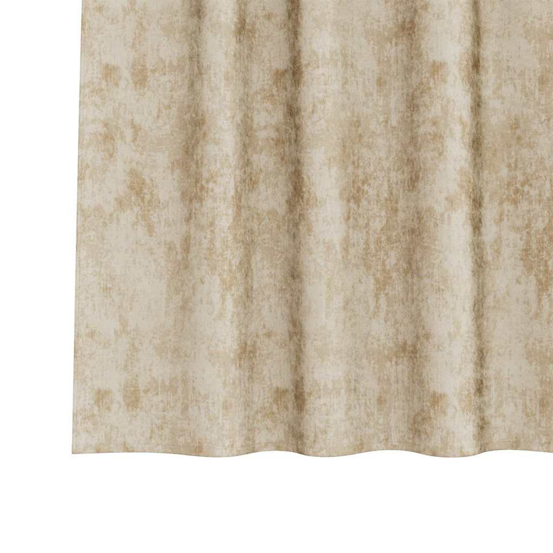 Alithia Velvet Room Darkening Curtain Pair, 140cm Width x 245cm Drop, Cream