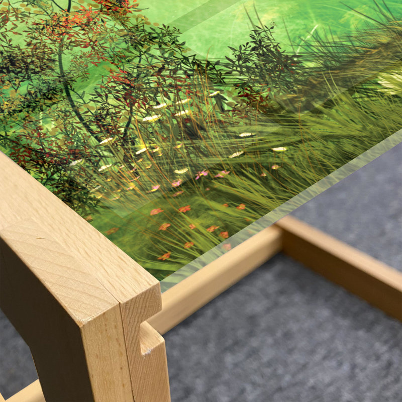 Irfaan Sled Coffee Table, 90cm H x 62cm W x 40cm D