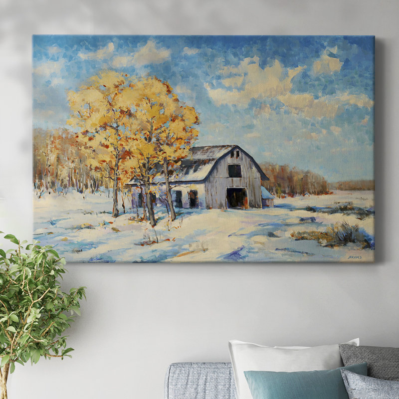 Automne, galerie d'art sur toile tendue, H 24 po x l 36 po