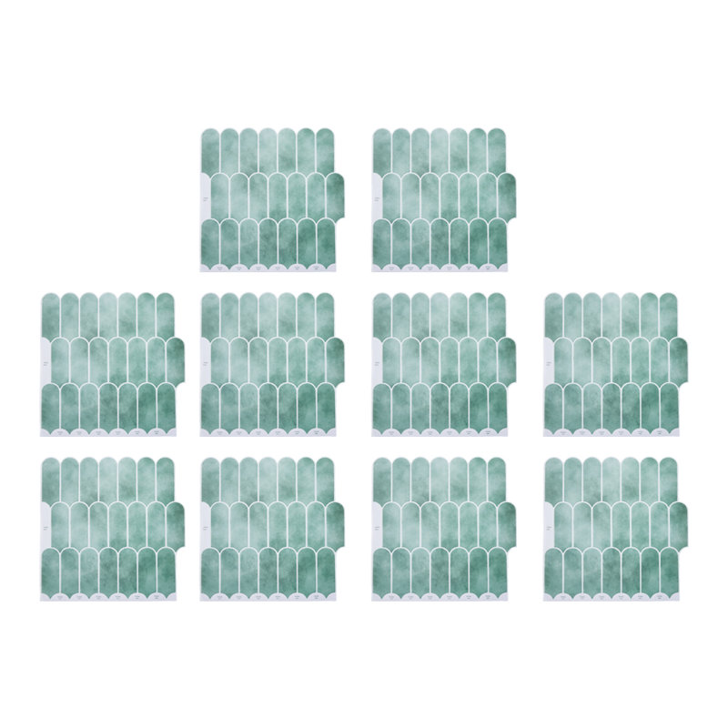 30.5 x 30.5 cm PET/PU Tile , Light Green