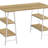 Contemporary Industrial-Style Computer Desk With Storage Shelves, Perfect For Home Office And Small Workspaces-681303883