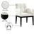 Adrian Vegan Leather Dining Arm Chair-58339048-58339052