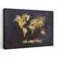 Art mural abstrait contemporain abstrait carte du monde-129474986