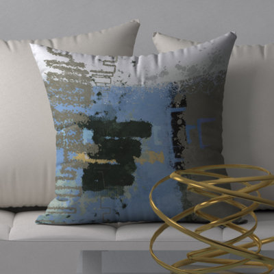 Housse de coussin décorative carrée et insert