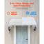 Auvent pour fenêtre avec auvent de porte en alliage d'aluminium antirouille 48 x 42 po