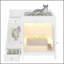 Enceinte de litière pour chat avec lumière, meuble de litière caché avec 2 tiroirs de rangement, table d'appoint intérieure pour chat, blanc-616704807