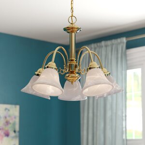 Turcotte 5 - Light Shaded Classic / Traditional Chandelier