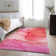 Premium Machine Washable Cerrito AMF507 Pink Rug