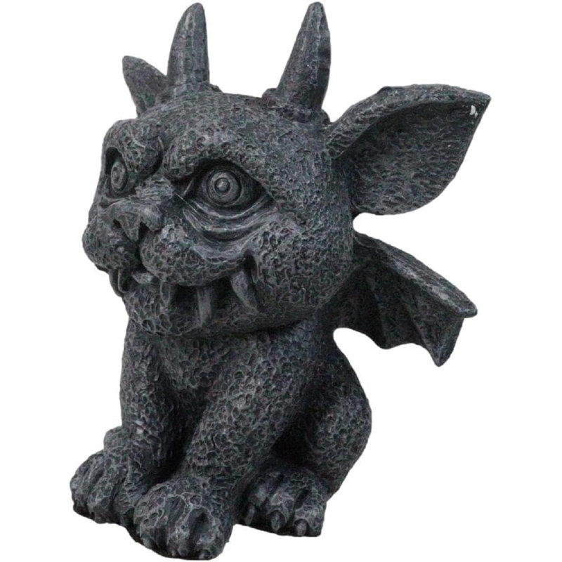 Figurine gothique chauve-souris corne gargouille