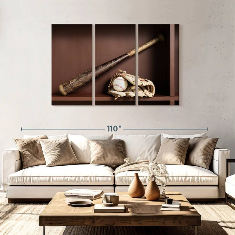 Sireci Old Time Baseball, 48" H x 74" W