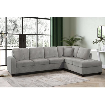 Canapé modulaire en microfibre 2 pièces 109,5 po Mulrey