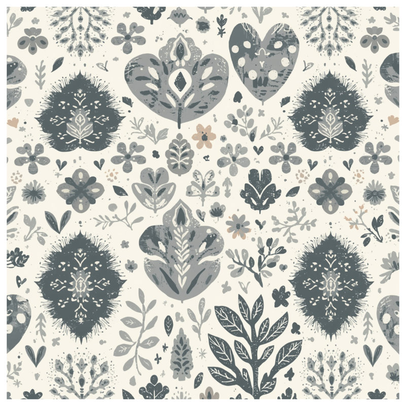 Housses de couette à motif floral, Lit simple