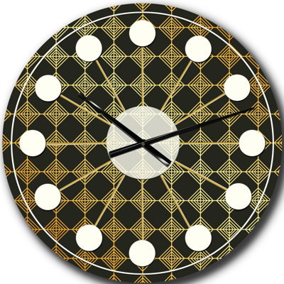 Horloge murale Golden Luxury