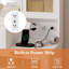 Meuble-lavabo moderne avec miroir réglable et station de charge intégrée