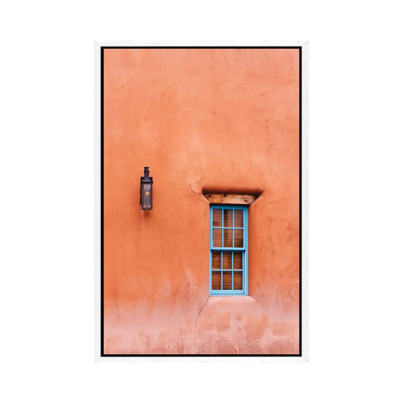 Santa Fe Architecture V 1 Piece Wall Art on Canvas, 152.4cm H x 101.6cm W x 3.81cm D, White Framed