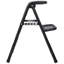 Échelle de pneu réglable et pliable, marchepied en acier noir durable, tabouret polyvalent pour accès au toit d'un véhicule utilitaire, camping et lavage de voiture