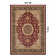 Shiflett Oriental Burgundy/Mustard/Black Area Rug