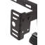 Structure de lit robuste en métal à 6 pieds réglables pour lit simple / double / grand / très grand avec double support central et roulettes verrouillables