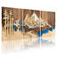 «Landscape & Nature Mountain Forest River Landscape», ensemble de 3 impressions sur toile-1499181350