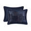 Ensemble d'édredon 4 pièces bleu marine-119059497