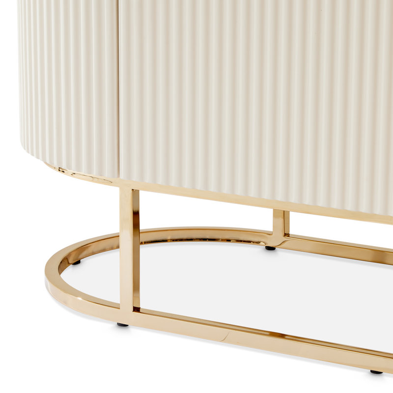 Lisbon 85.75'' W Sideboard, Cream