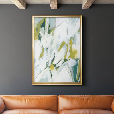 «Emerald Ice II», reproduction encadrée de qualité supérieure - prête à être accrochée