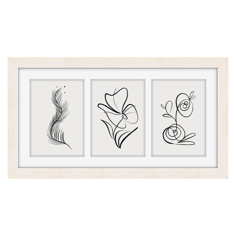 Solid Wood Collage Frame, 19.49" H x 10.47" W x 0.75" D