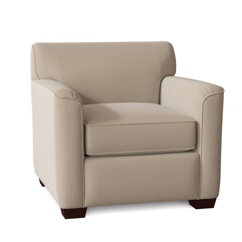 Fauteuil de 39 po de large Keaton, Chenille performance beige Craftwood 10, Oui