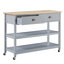 Newhaven Solid Wood Bar Cart-1600506132